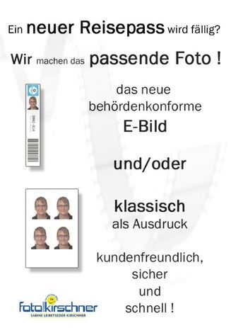 Passbildaktion bei Foto Kirschner in Rohrbach